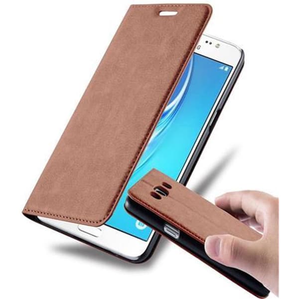 Samsung Galaxy J5 2015 Suojakotelo Suojakuori Lompakkokotelo Matkapuhelinkotelo jossa magneettisuljenta, jalusta-toiminto ja korttitasku