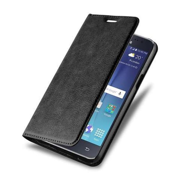 Samsung Galaxy J5 2015 Suojakotelo Suojakuori Lompakkokotelo Matkapuhelinkotelo jossa magneettisuljenta, jalusta-toiminto ja korttitasku