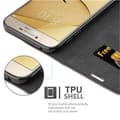 Pikkukuva 4 / 7: Samsung Galaxy A8 2016 Suojakotelo Suojakuori Lompakkokotelo Matkapuhelinkotelo jossa magneettisuljenta, jalusta-toiminto ja korttitasku