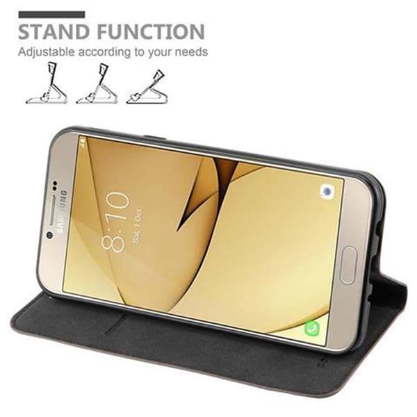 Samsung Galaxy A8 2016 Suojakotelo Suojakuori Lompakkokotelo Matkapuhelinkotelo jossa magneettisuljenta, jalusta-toiminto ja korttitasku