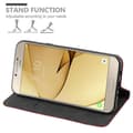 Pikkukuva 5 / 7: Samsung Galaxy A8 2016 Suojakotelo Suojakuori Lompakkokotelo Matkapuhelinkotelo jossa magneettisuljenta, jalusta-toiminto ja korttitasku