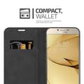 Pikkukuva 7 / 7: Samsung Galaxy A8 2016 Suojakotelo Suojakuori Lompakkokotelo Matkapuhelinkotelo jossa magneettisuljenta, jalusta-toiminto ja korttitasku