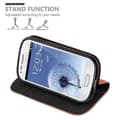 Miniatyrbild 5 av 7: Samsung Galaxy S3 MINI Fodral Skal Plånboksfodral Case med magnetisk stängning, ståfunktion och kortficka
