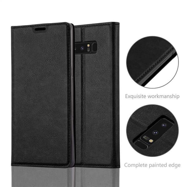 Samsung Galaxy NOTE 8 Suojakotelo Suojakuori Lompakkokotelo Matkapuhelinkotelo jossa magneettisuljenta, jalusta-toiminto ja korttitasku