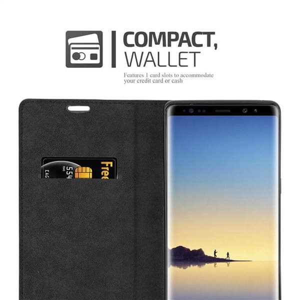Samsung Galaxy NOTE 8 Fodral Skal Plånboksfodral Case med magnetisk stängning, ståfunktion och kortficka