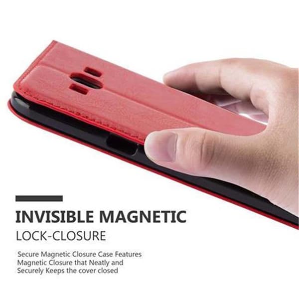 Samsung Galaxy A8 2015 Fodral Skal Plånboksfodral Case med magnetisk stängning, ståfunktion och kortficka