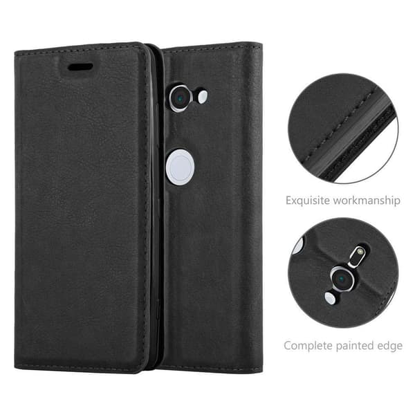 Sony Xperia XZ2 COMPACT Fodral Skal Plånboksfodral Case med magnetisk stängning, ståfunktion och kortficka