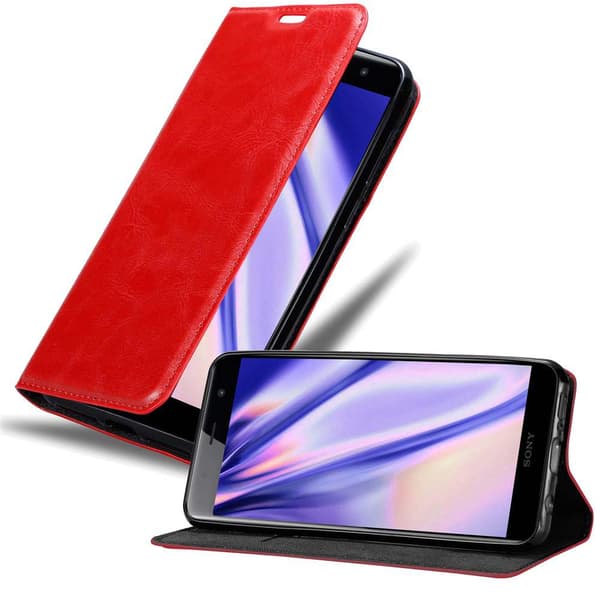Sony Xperia XZ2 PREMIUM Fodral Skal Plånboksfodral Case med magnetisk stängning, ståfunktion och kortficka