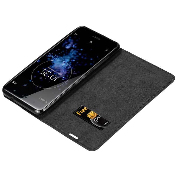 Sony Xperia XZ2 PREMIUM Fodral Skal Plånboksfodral Case med magnetisk stängning, ståfunktion och kortficka