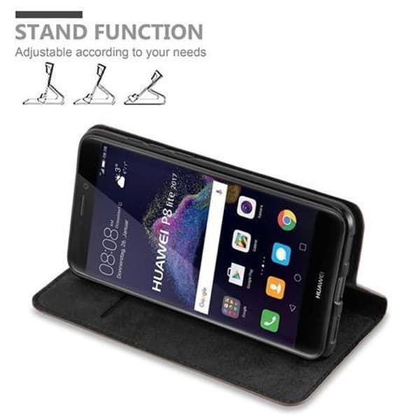 Huawei P8 LITE 2017 / P9 LITE 2017 Fodral Skal Plånboksfodral Case med magnetisk stängning, ståfunktion och kortficka