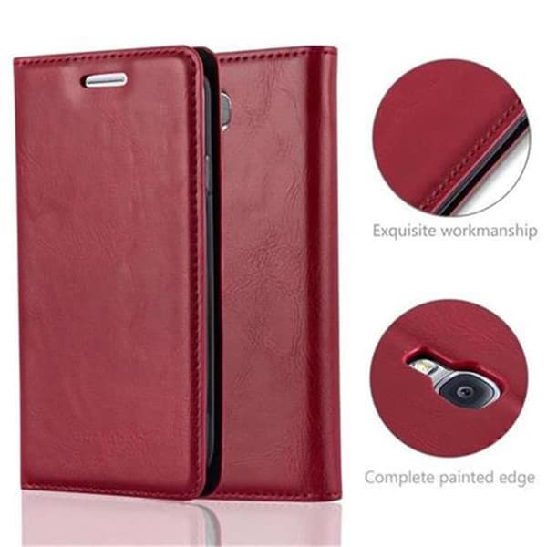 Samsung Galaxy S4 Fodral Skal Plånboksfodral Case med magnetisk stängning, ståfunktion och kortficka