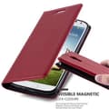 Miniatyrbild 1 av 7: Samsung Galaxy S4 Fodral Skal Plånboksfodral Case med magnetisk stängning, ståfunktion och kortficka