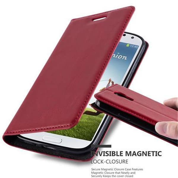 Samsung Galaxy S4 Fodral Skal Plånboksfodral Case med magnetisk stängning, ståfunktion och kortficka