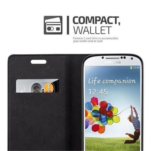 Samsung Galaxy S4 Fodral Skal Plånboksfodral Case med magnetisk stängning, ståfunktion och kortficka