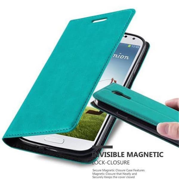 Samsung Galaxy S4 Fodral Skal Plånboksfodral Case med magnetisk stängning, ståfunktion och kortficka