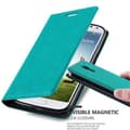 Miniatyrbild 1 av 7: Samsung Galaxy S4 Fodral Skal Plånboksfodral Case med magnetisk stängning, ståfunktion och kortficka