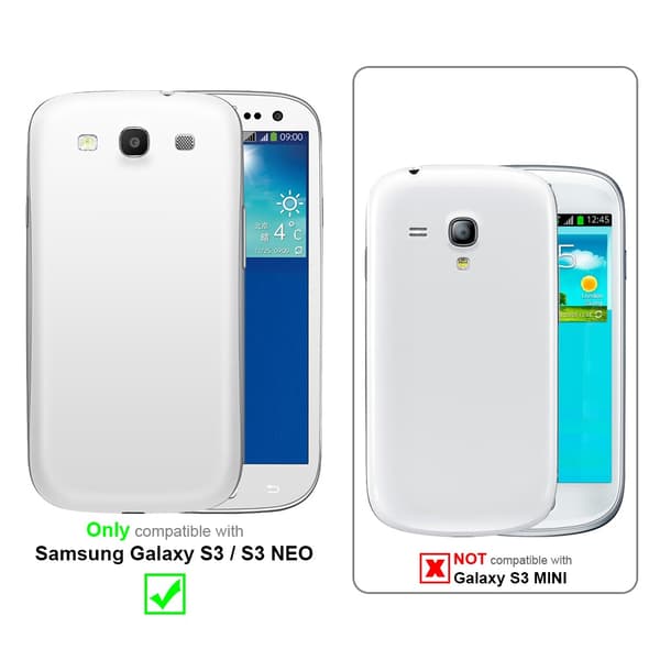 Samsung Galaxy S3 / S3 NEO Fodral Skal Plånboksfodral Case med magnetisk stängning, ståfunktion och kortficka