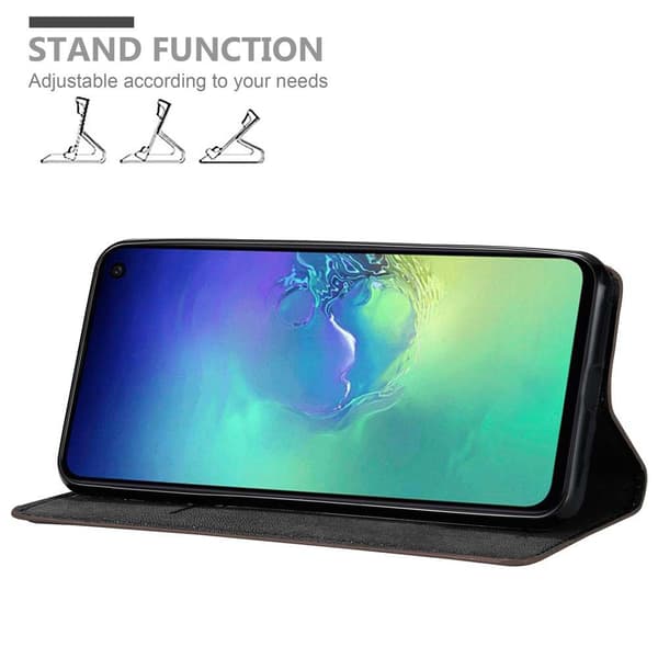 Samsung Galaxy S10e Fodral Skal Plånboksfodral Case med magnetisk stängning, ståfunktion och kortficka