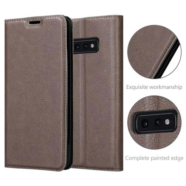 Samsung Galaxy S10e Fodral Skal Plånboksfodral Case med magnetisk stängning, ståfunktion och kortficka