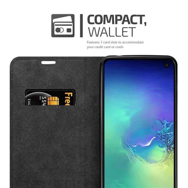 Lommebokdeksel til Samsung Galaxy S10e Deksel med magnetisk lukking, stativfunksjon og kortlomme