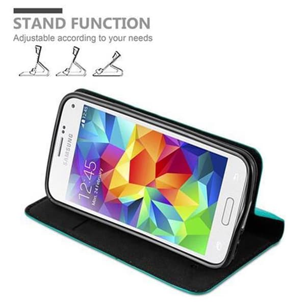 Samsung Galaxy S5 MINI / S5 MINI DUOS Fodral Skal Plånboksfodral Case med magnetisk stängning, ståfunktion och kortficka