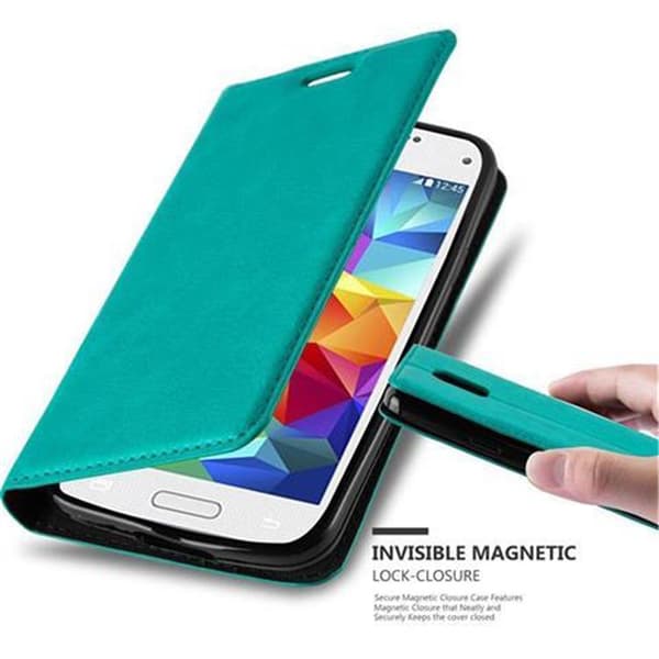 Samsung Galaxy S5 MINI / S5 MINI DUOS Fodral Skal Plånboksfodral Case med magnetisk stängning, ståfunktion och kortficka