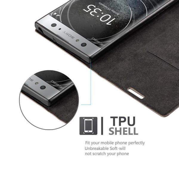 Sony Xperia XA2 ULTRA Suojakotelo Suojakuori Lompakkokotelo Matkapuhelinkotelo jossa magneettisuljenta, jalusta-toiminto ja korttitasku