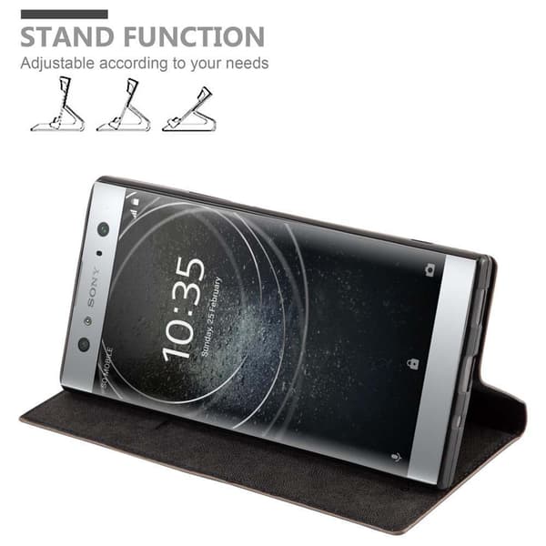 Sony Xperia XA2 ULTRA Suojakotelo Suojakuori Lompakkokotelo Matkapuhelinkotelo jossa magneettisuljenta, jalusta-toiminto ja korttitasku