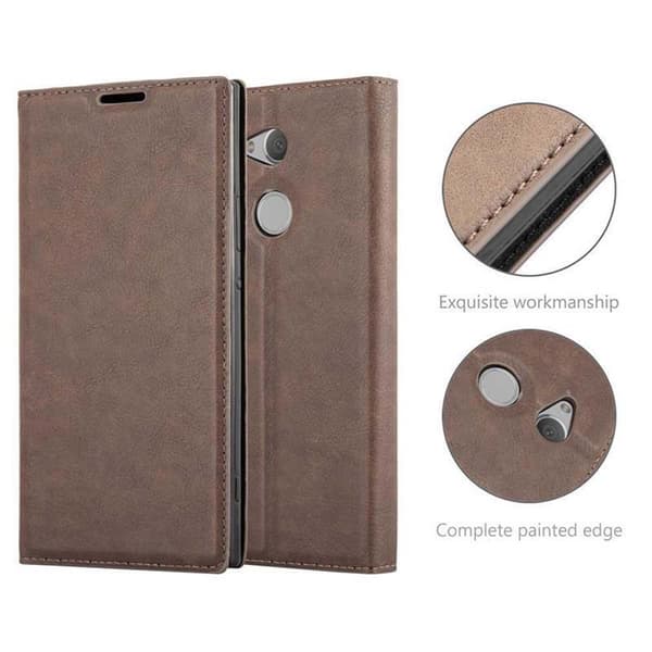 Sony Xperia XA2 ULTRA Suojakotelo Suojakuori Lompakkokotelo Matkapuhelinkotelo jossa magneettisuljenta, jalusta-toiminto ja korttitasku