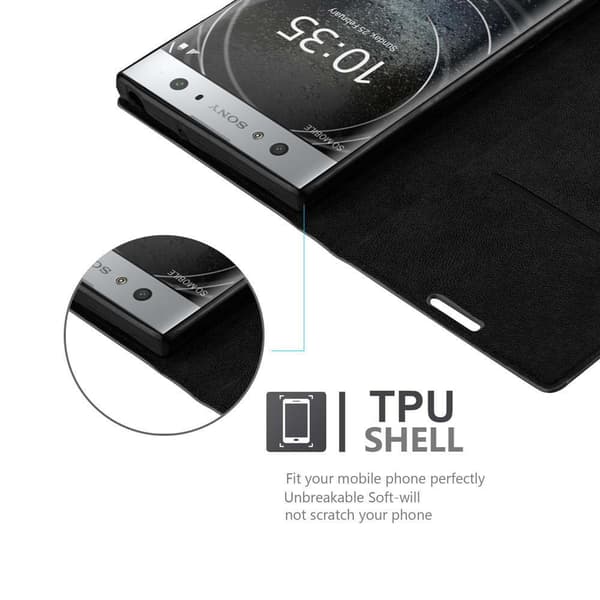 Sony Xperia XA2 ULTRA Suojakotelo Suojakuori Lompakkokotelo Matkapuhelinkotelo jossa magneettisuljenta, jalusta-toiminto ja korttitasku