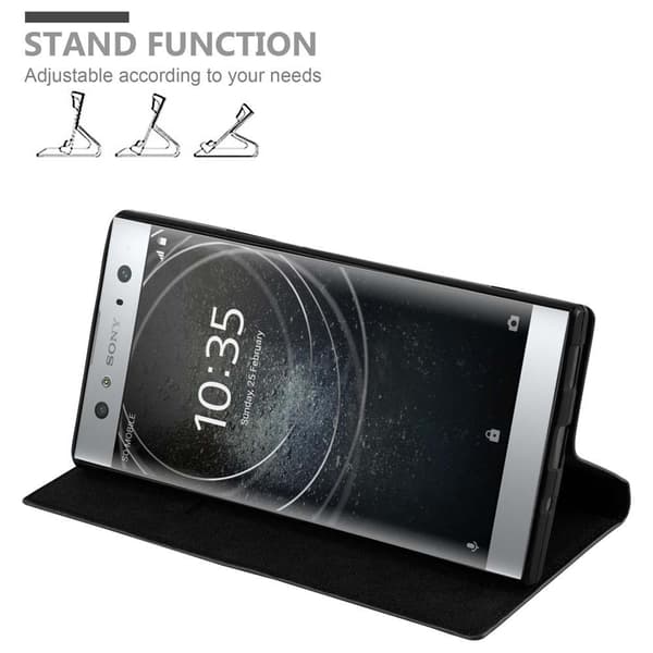 Sony Xperia XA2 ULTRA Suojakotelo Suojakuori Lompakkokotelo Matkapuhelinkotelo jossa magneettisuljenta, jalusta-toiminto ja korttitasku