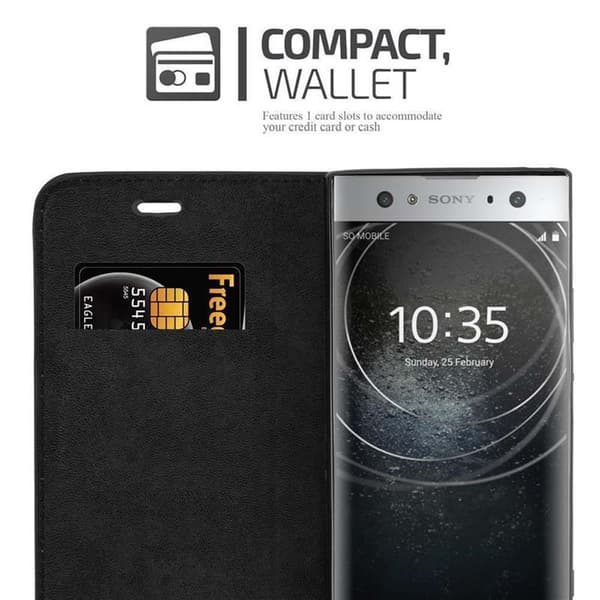 Sony Xperia XA2 ULTRA Suojakotelo Suojakuori Lompakkokotelo Matkapuhelinkotelo jossa magneettisuljenta, jalusta-toiminto ja korttitasku