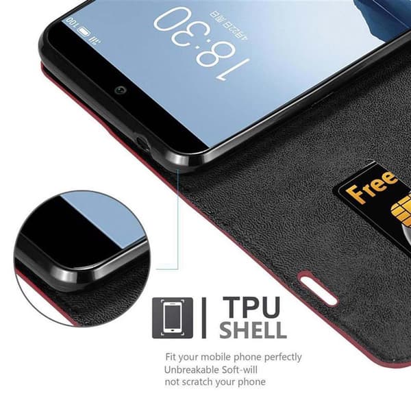 MEIZU 15 Fodral Skal Plånboksfodral Case med magnetisk stängning, ståfunktion och kortficka