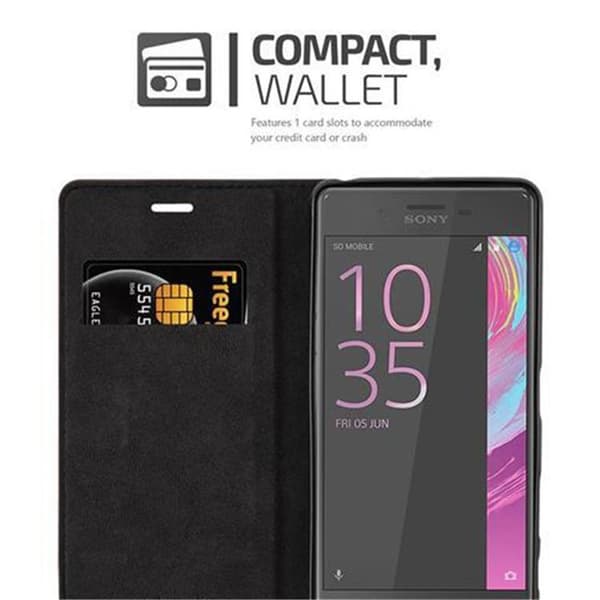 Sony Xperia X PERFORMANCE Suojakotelo Suojakuori Lompakkokotelo Matkapuhelinkotelo jossa magneettisuljenta, jalusta-toiminto ja korttitasku
