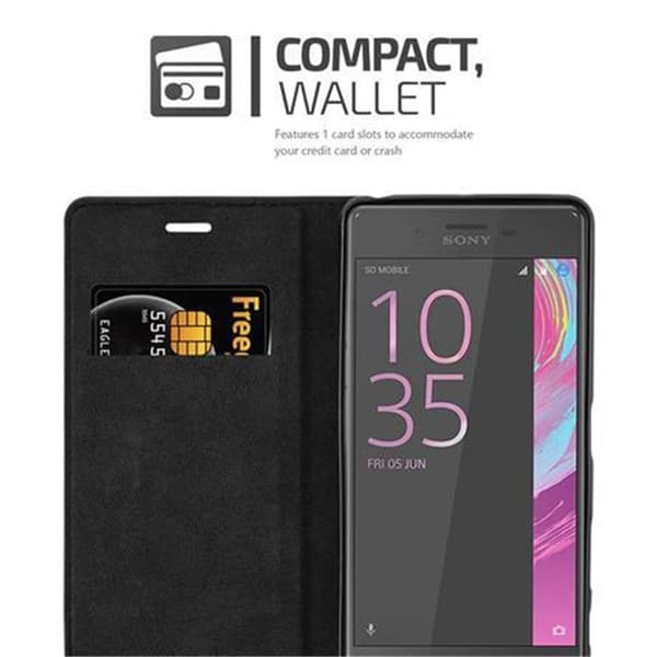 Sony Xperia X PERFORMANCE Suojakotelo Suojakuori Lompakkokotelo Matkapuhelinkotelo jossa magneettisuljenta, jalusta-toiminto ja korttitasku