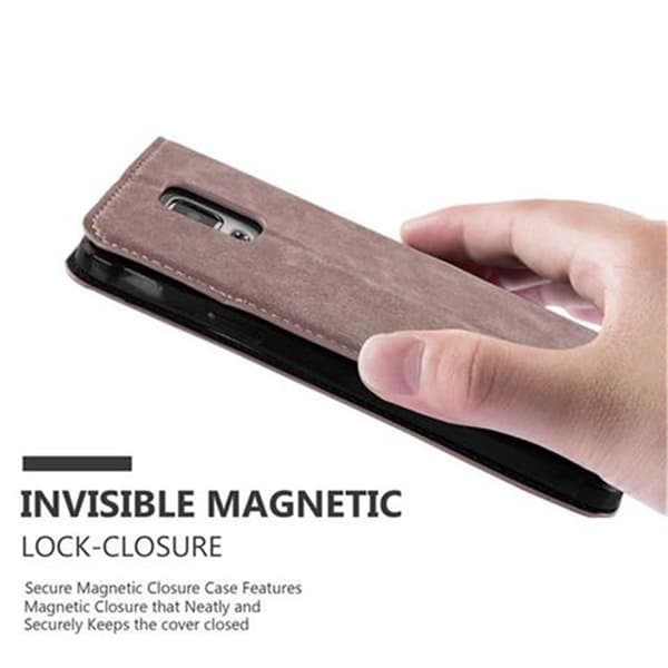 Lommebokdeksel til Samsung Galaxy NOTE 4 Deksel med magnetisk lukking, stativfunksjon og kortlomme