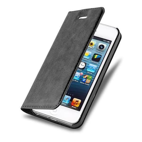 iPhone 5 / 5S / SE 2016 Suojakotelo Suojakuori Lompakkokotelo Matkapuhelinkotelo jossa magneettisuljenta, jalusta-toiminto ja korttitasku