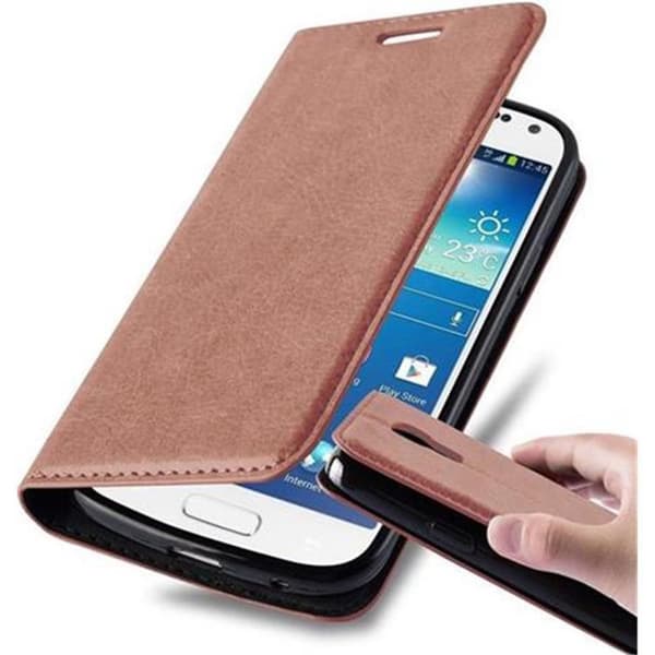 Samsung Galaxy S4 MINI Fodral Skal Plånboksfodral Case med magnetisk stängning, ståfunktion och kortficka