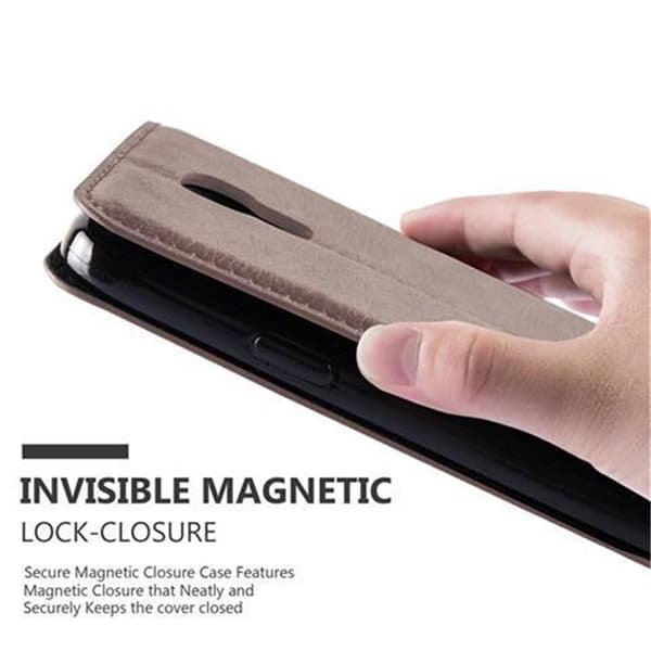 Samsung Galaxy S4 MINI Fodral Skal Plånboksfodral Case med magnetisk stängning, ståfunktion och kortficka