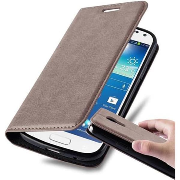 Samsung Galaxy S4 MINI Fodral Skal Plånboksfodral Case med magnetisk stängning, ståfunktion och kortficka