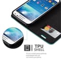 Miniatyrbild 5 av 7: Samsung Galaxy S4 MINI Fodral Skal Plånboksfodral Case med magnetisk stängning, ståfunktion och kortficka