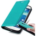 Miniatyrbild 1 av 7: Samsung Galaxy S4 MINI Fodral Skal Plånboksfodral Case med magnetisk stängning, ståfunktion och kortficka