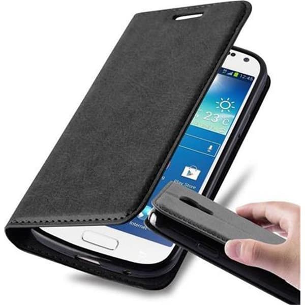 Samsung Galaxy S4 MINI Fodral Skal Plånboksfodral Case med magnetisk stängning, ståfunktion och kortficka