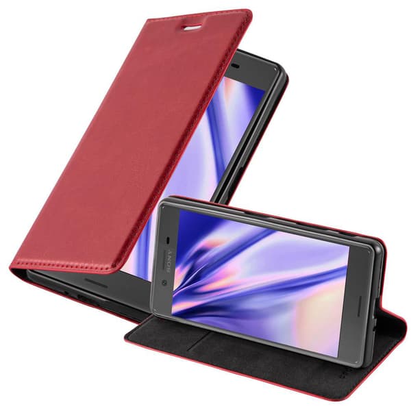 Lommebokdeksel til Sony Xperia X Deksel med magnetisk lukking, stativfunksjon og kortlomme EPRLØDT