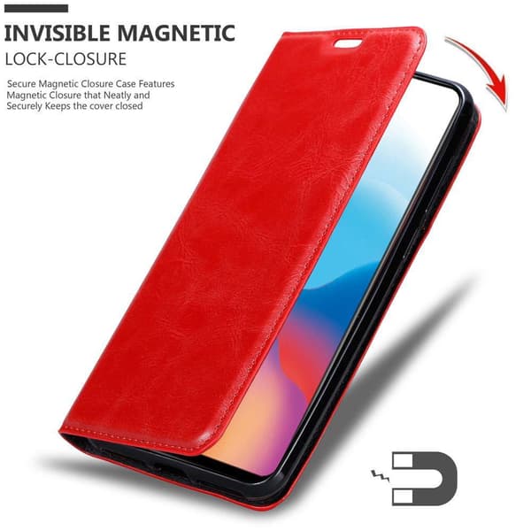 Vivo X21 Fodral Skal Plånboksfodral Case med magnetisk stängning, ståfunktion och kortficka