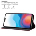 Miniatyrbild 5 av 8: Vivo X21 Fodral Skal Plånboksfodral Case med magnetisk stängning, ståfunktion och kortficka