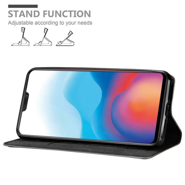 Vivo X21 Fodral Skal Plånboksfodral Case med magnetisk stängning, ståfunktion och kortficka