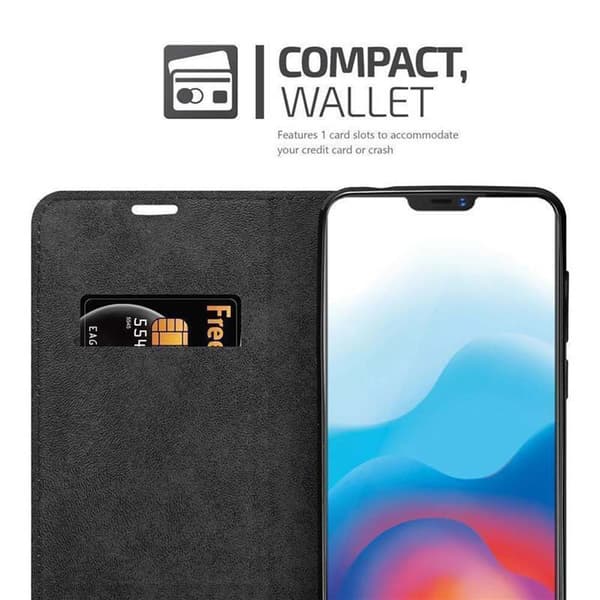Vivo X21 Fodral Skal Plånboksfodral Case med magnetisk stängning, ståfunktion och kortficka