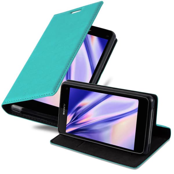 Sony Xperia Z1 COMPACT Cover Etui Case () BENZIN TURKIS