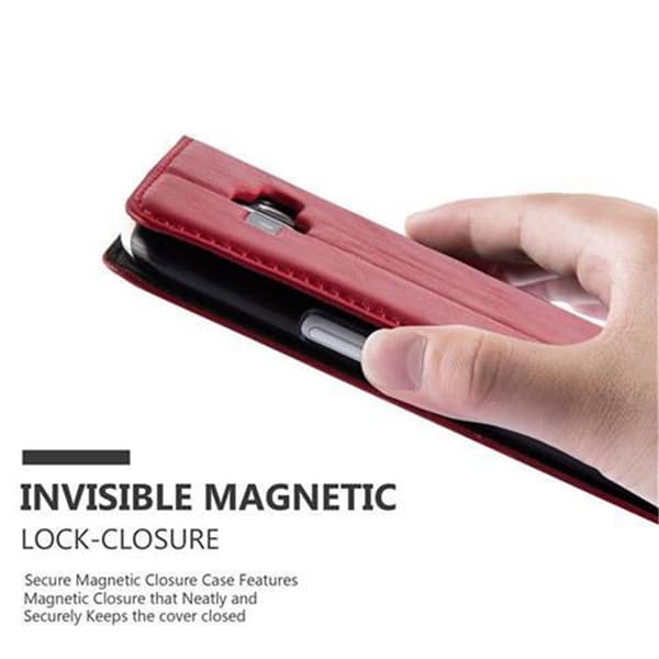 Samsung Galaxy J1 2015 Suojakotelo Suojakuori Lompakkokotelo Matkapuhelinkotelo jossa magneettisuljenta, jalusta-toiminto ja korttitasku
